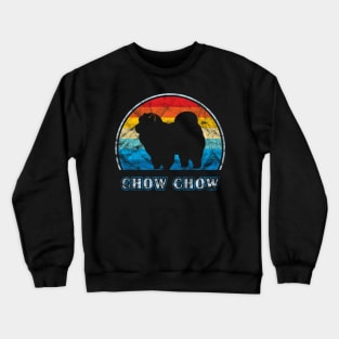 Chow Chow Vintage Design Dog Crewneck Sweatshirt